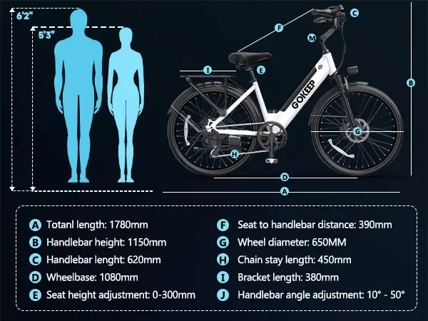 26-inch fashionable E-Bike, 600W brushless motor 48V-10.4ah lithium battery electric moped, adult electric bicycle
