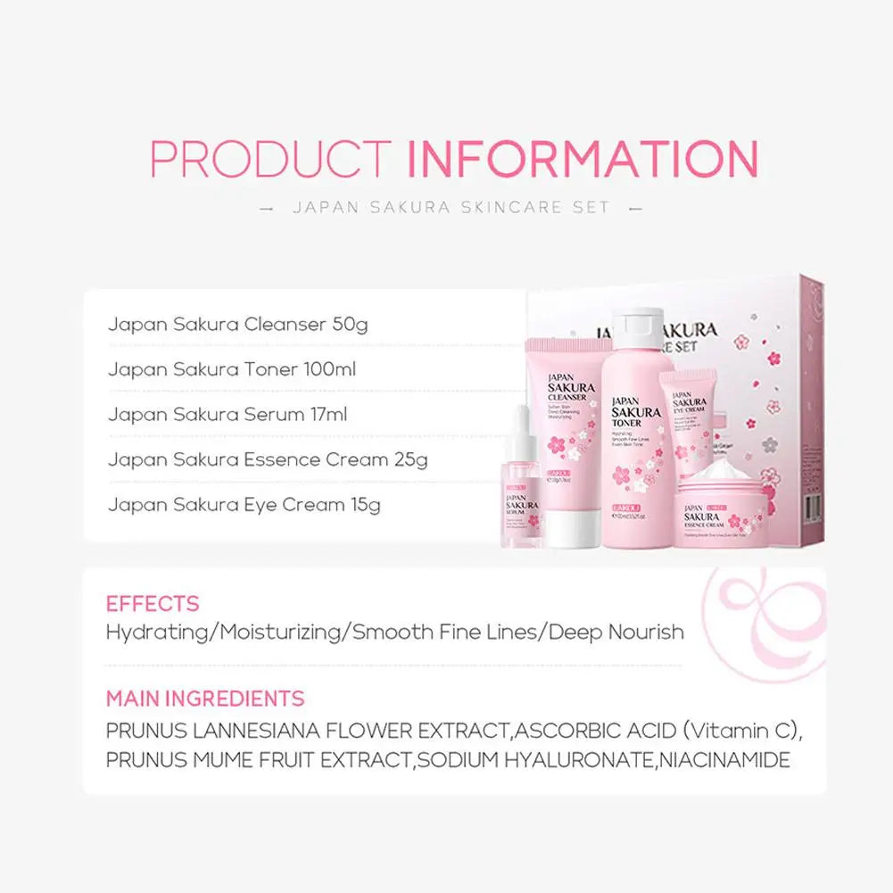 Sakura Skin Care Gift Set