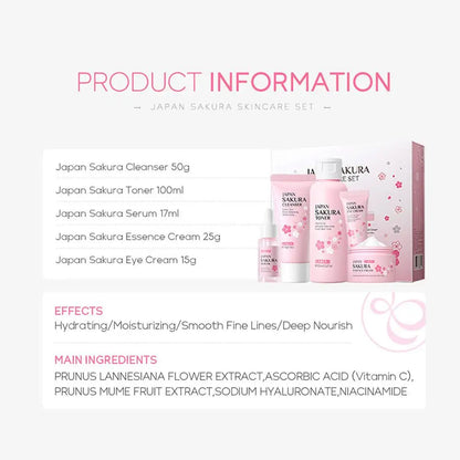 Sakura Skin Care Gift Set