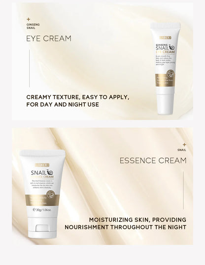 LAIKOU Vitamin C Skin Care Sets 3pcs Face Cream Serum Eye Cream Moisturizing Anti Wrinkles Facial Care Kit
