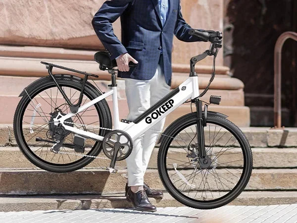 26-inch fashionable E-Bike, 600W brushless motor 48V-10.4ah lithium battery electric moped, adult electric bicycle
