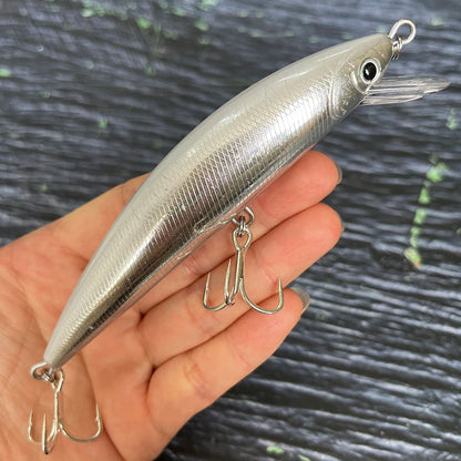 40g 120mm Heavy Sinking Minnow Lures Long Casting Artificial Hard Baits Seabass Trout Swimbait Pesca Wobbler Fishing Equipment
