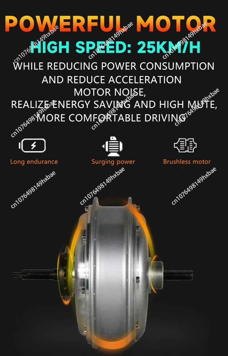Electric Bike For Man 24-Inch 750W 48V Three Wheeled Electric Vehicle Fat Tire Pedal Powerful Electric Tricycle For Adults Elder