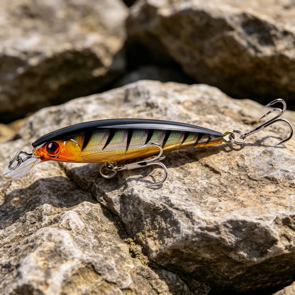 Fishing Lures 11cm 12.5g Sinking Minnow Wobblers Plastic Artificial Baits With 3 Hook For Bass Pike Carp Swimbait Fishing Tackle