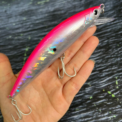 40g 120mm Heavy Sinking Minnow Lures Long Casting Artificial Hard Baits Seabass Trout Swimbait Pesca Wobbler Fishing Equipment