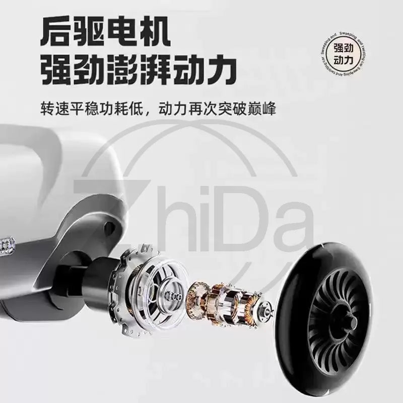Electric Children Scooter Kart Floor Cleaning Ride On Vehicle Household Indoor Parent-Child Toy Car Wholesale