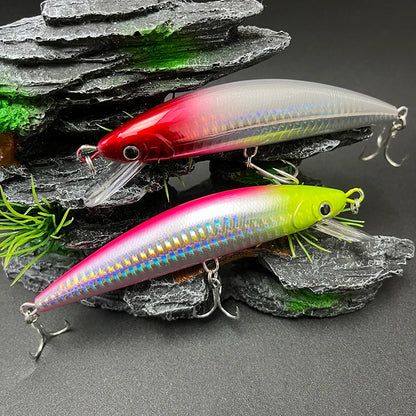 40g 120mm Heavy Sinking Minnow Lures Long Casting Artificial Hard Baits Seabass Trout Swimbait Pesca Wobbler Fishing Equipment