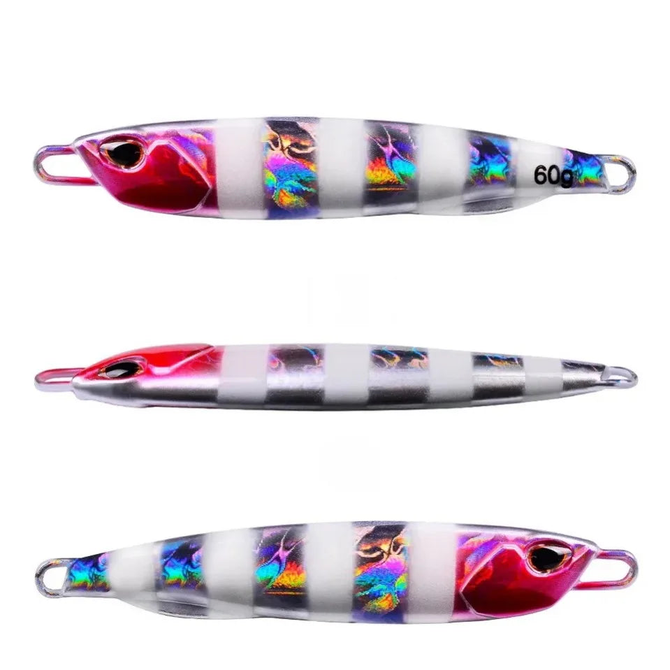 Fishing Lure 10g15g20g30g40g60g Trolling Artificial Hard Bait Bass Casting Jigging Fish Lure Sinking Spoon Tackle Metal Jig