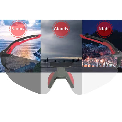 ROCKBROS Cycling Photochromic Glasses UV400  Bicycle Glasses Eyewear Ultralight MTB Sunglasses Fishing Bike Glasses Equipment