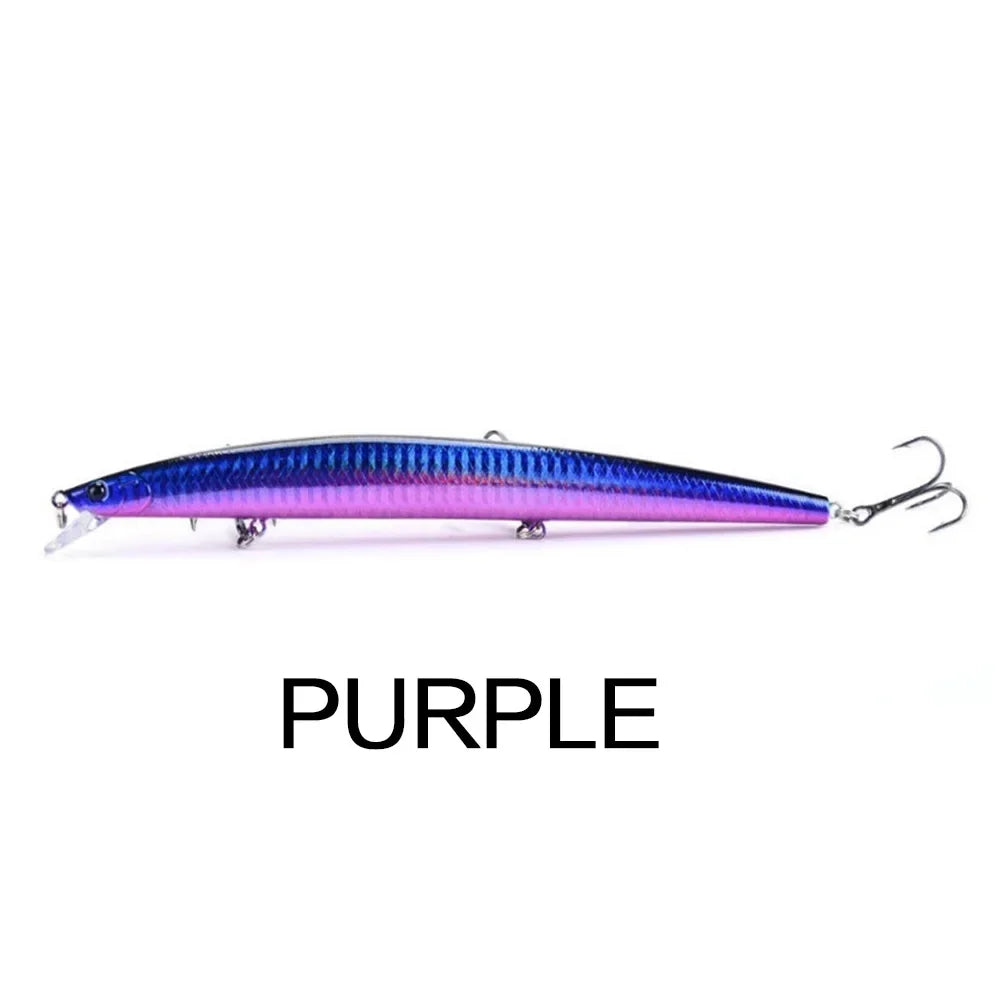Fishing Lures 18cm 24g Crankbaits Hard Bait Isca Artificiais Pesca Sea Wobbler Swimming Baits Laser Minnow