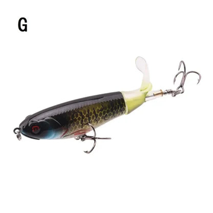 Fishing Lures  With Floating Rotating Tail Topwater Bait Freshwater Saltwater Lures For Carp Bass Pike 10.5cm/17g