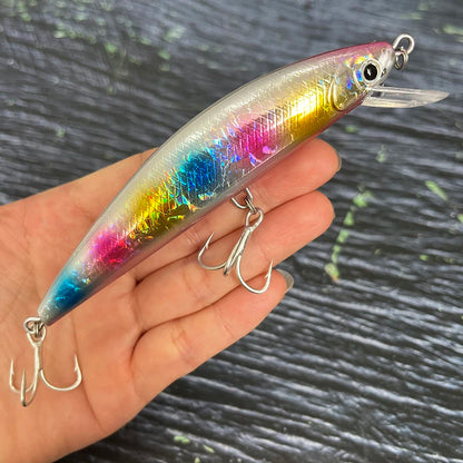 40g 120mm Heavy Sinking Minnow Lures Long Casting Artificial Hard Baits Seabass Trout Swimbait Pesca Wobbler Fishing Equipment