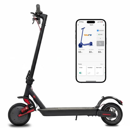 Foldable Smart Electric Scooter for Commuting 36V 500W Motor Escooter 25 Miles Long Range Smart Adult Electric Scooter for APP