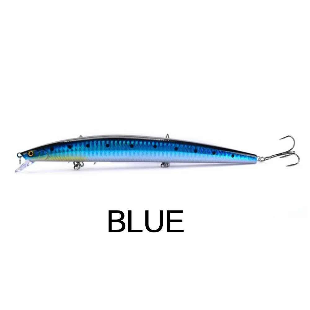 Fishing Lures 18cm 24g Crankbaits Hard Bait Isca Artificiais Pesca Sea Wobbler Swimming Baits Laser Minnow