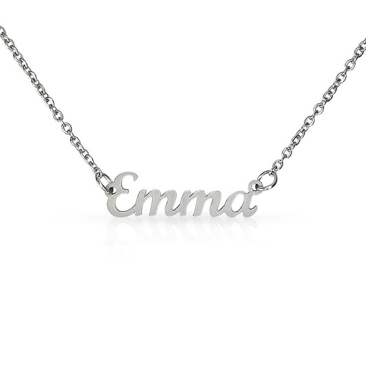 Collar con Nombre Estilo Clásico