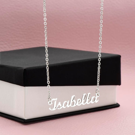 Collar con Nombre Estilo Clásico