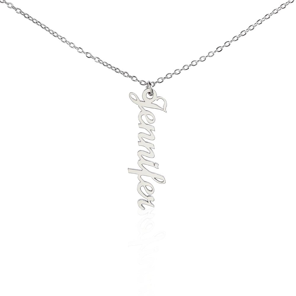 Collar Vertical Clásico con Nombre