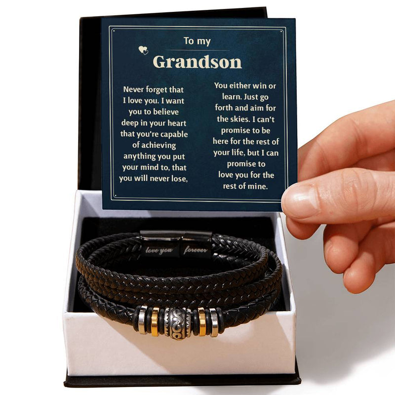 Amor Eterno, Te Amo Para Siempre (Para Mi Nieto) – Pulsera