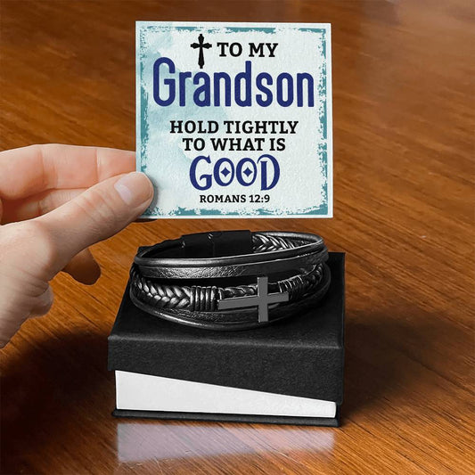 Sujétate bien - Pulsera de Cuero Cruzada