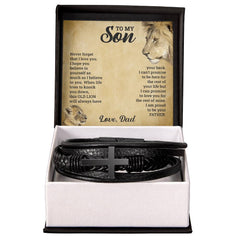 Para mi hijo - Pulsera con Cruz