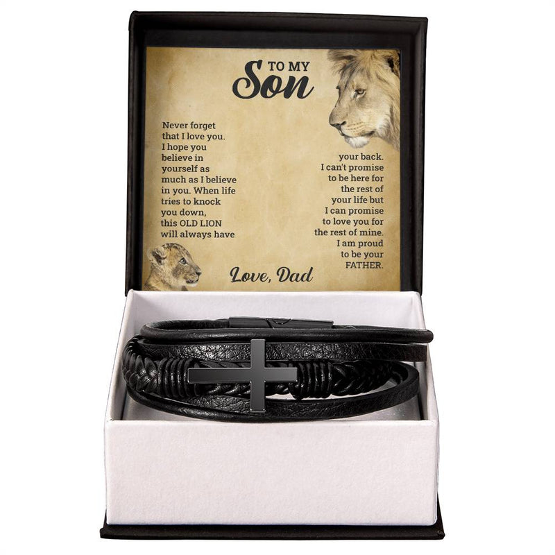 Para mi hijo - Pulsera con Cruz