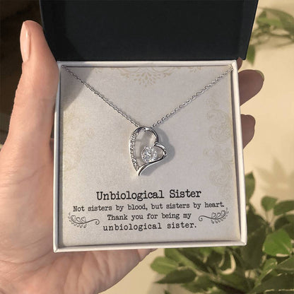 Hermana no biológica - Collar Amor Eterno