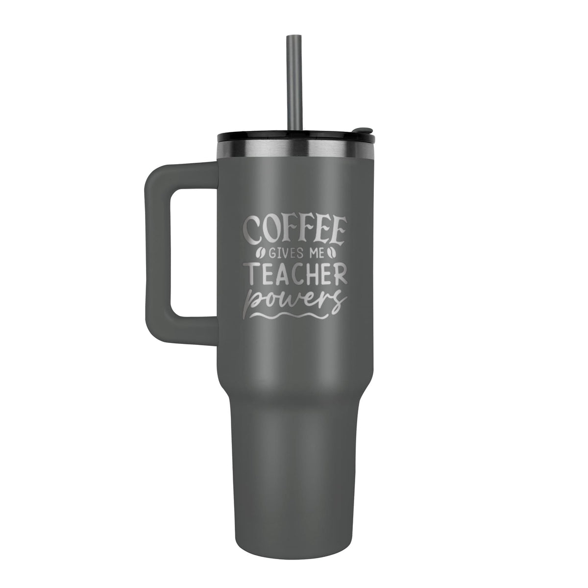 El café me da poderes - Taza para profesores