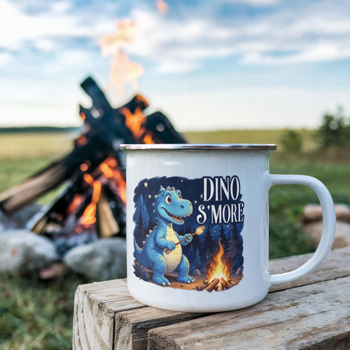 Dino Smores - Taza de camping