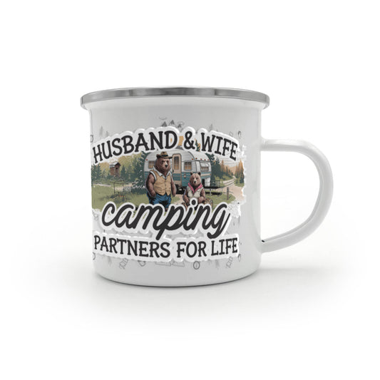 Compañeros de acampada para toda la vida - Taza de camping