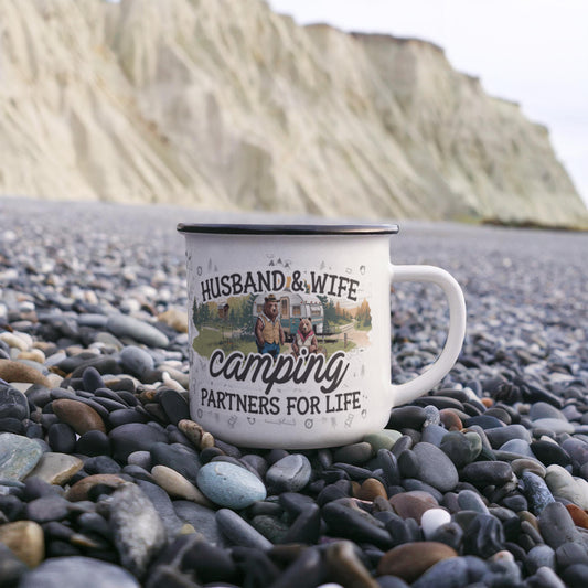 Compañeros de acampada para toda la vida - Taza de camping
