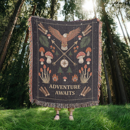 La aventura espera - Manta tejida
