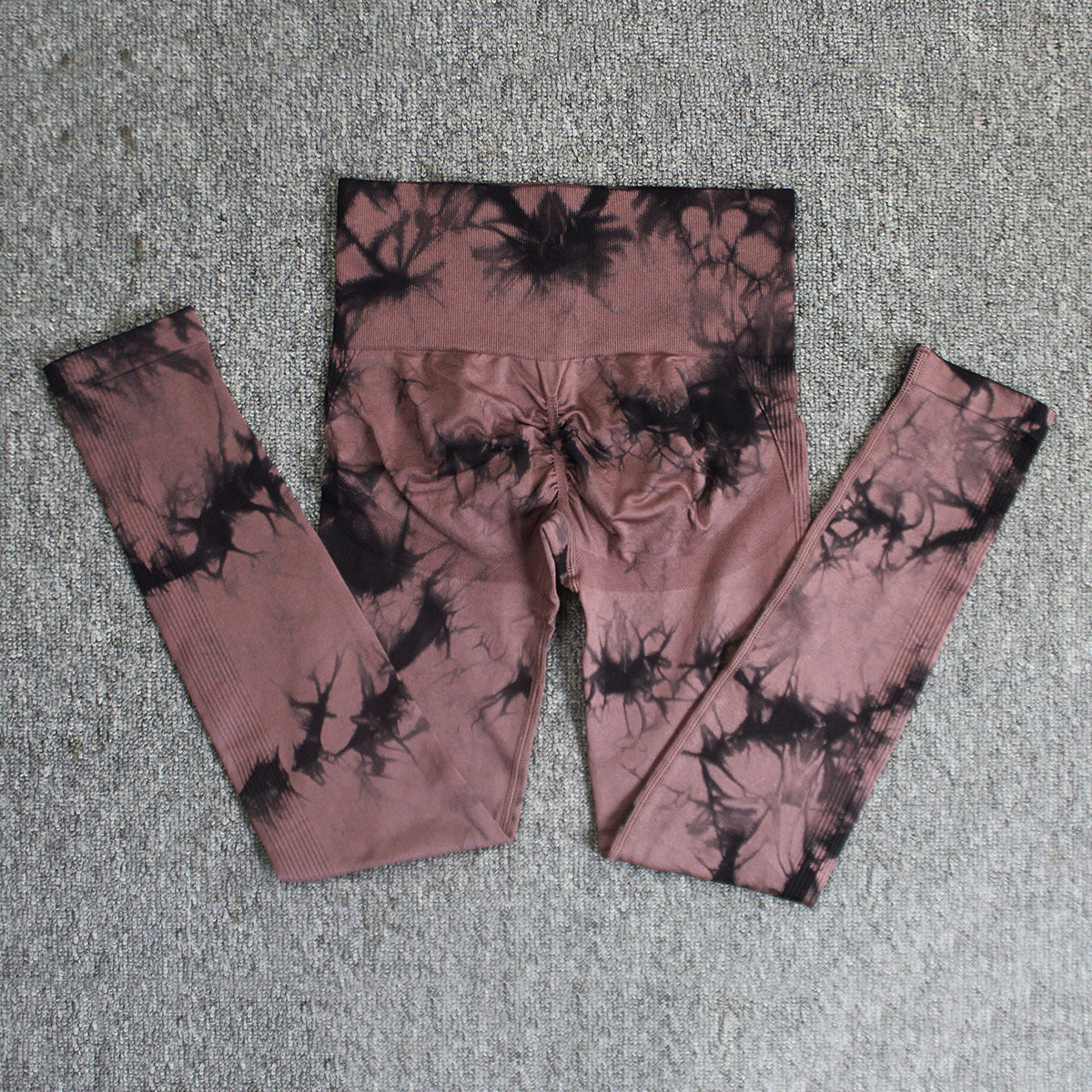 Women's Tie-Dye Seamless Skinny Yoga Pants