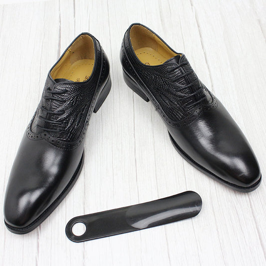 Business Leather Shoes in Top Layer Cowhide