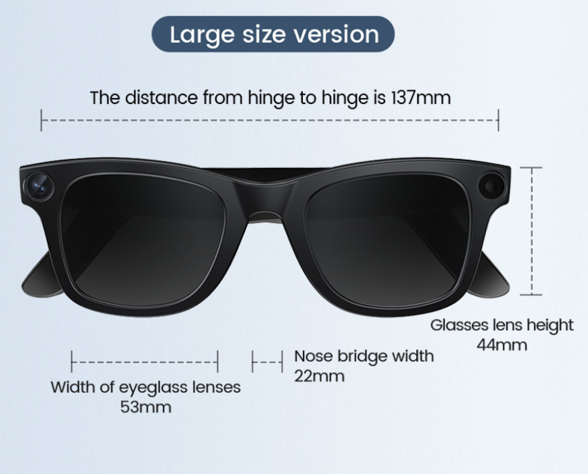 Gafas inteligentes con cámara IA