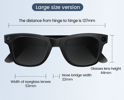 Gafas inteligentes con cámara IA