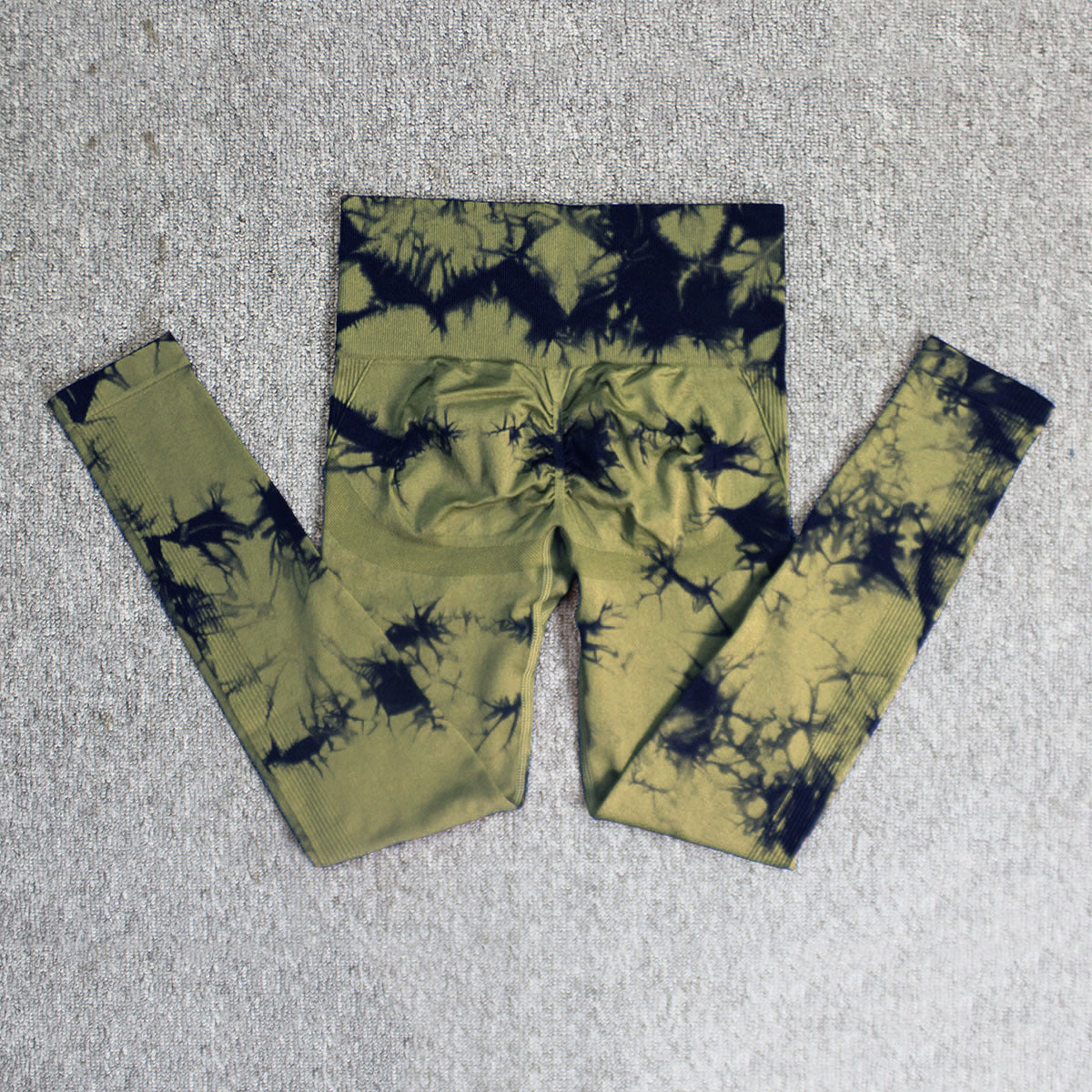 Women's Tie-Dye Seamless Skinny Yoga Pants