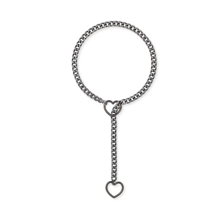 Heart Slip Chain Necklace for Women