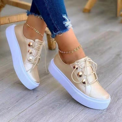 Women's Fashion Casual Board Shoes with Thick Bottom