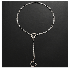 Adora Aura Heart Slip Chain Necklace (One Piece)